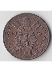 1936 - 10 centesimi Vaticano Pio XI San Pietro Fdc